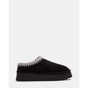 NEW STEVE MADDEN women selena slip-on mule in black